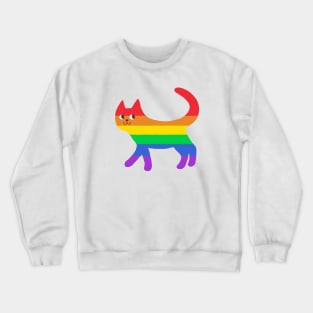 LGBTQ Cat Crewneck Sweatshirt